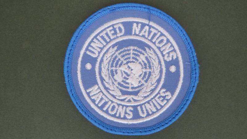 United Nations Peacekeeping Force Second Pattern Shoulder Patch