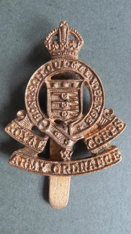 British Army Royal Army Ordnance Corps Pre 1947 Cap Badge