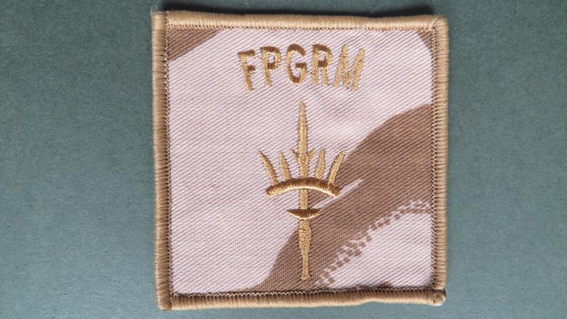Royal Marines Fleet Protection Group Desert Pattern Sign