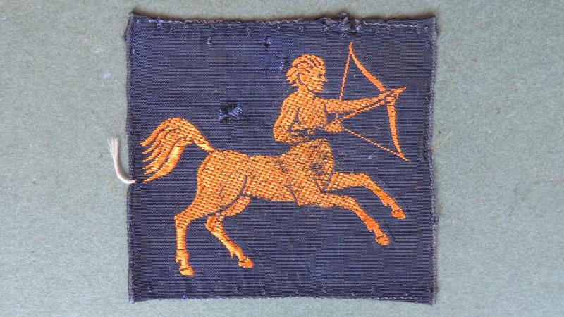 British Army Post WW2 7th Anti Aircraft Group Royal Artillery Formation Sign