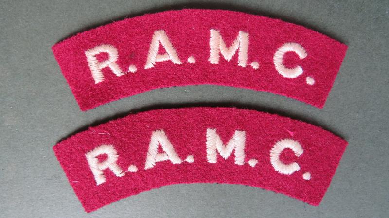 British Army Royal Army Medical Corps Shoulder Titles