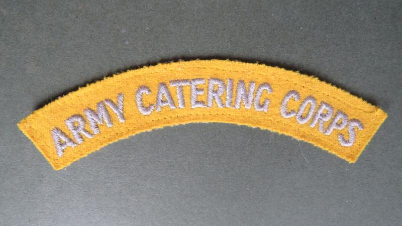 British Army Post WW2 Army Catering Corps Shoulder Title