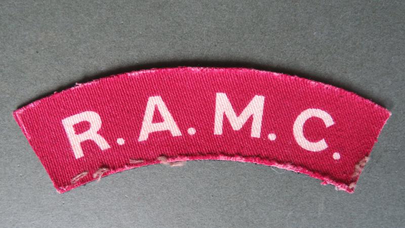 British Army WW2 Royal Army Medical Corps Shoulder Title