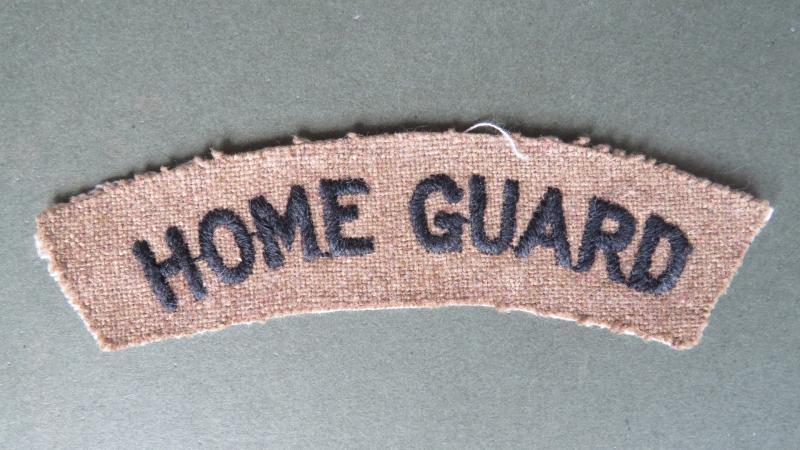British Army WW2 Home Guard Shoulder Title