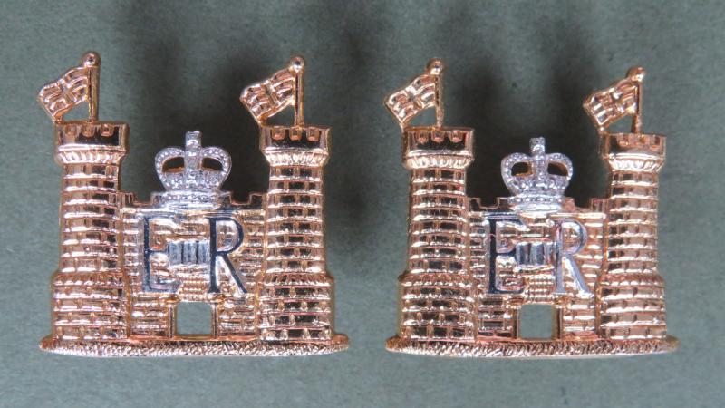 British Army The Suffolk and Norfolk Yeomanry Collar Badges