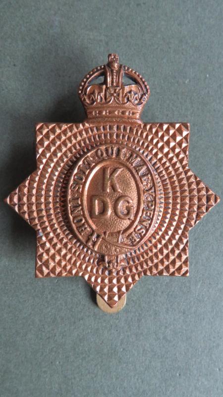 British Army WW1 1st (King's) Dragoon Guards Cap Badge