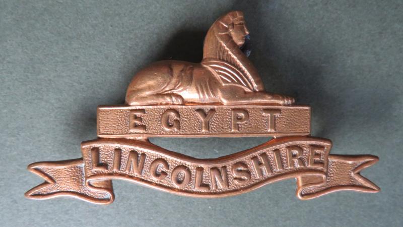 British Army The Lincolnshire Regiment Pre 1946 Pattern Officers' KD Drill Uniform Collar Badge