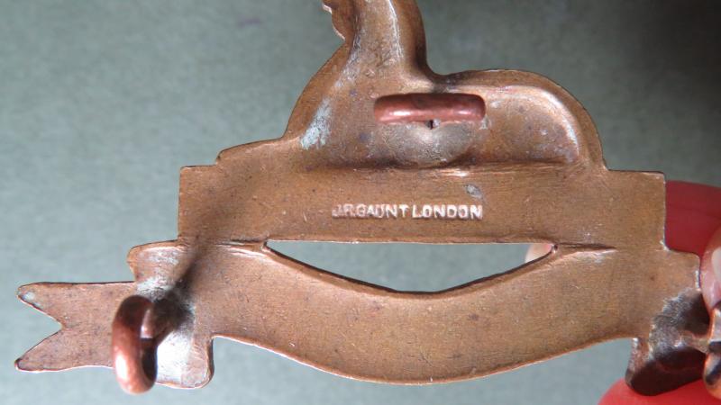 British Army The Lincolnshire Regiment Pre 1946 Pattern Officers' KD Drill Uniform Collar Badge