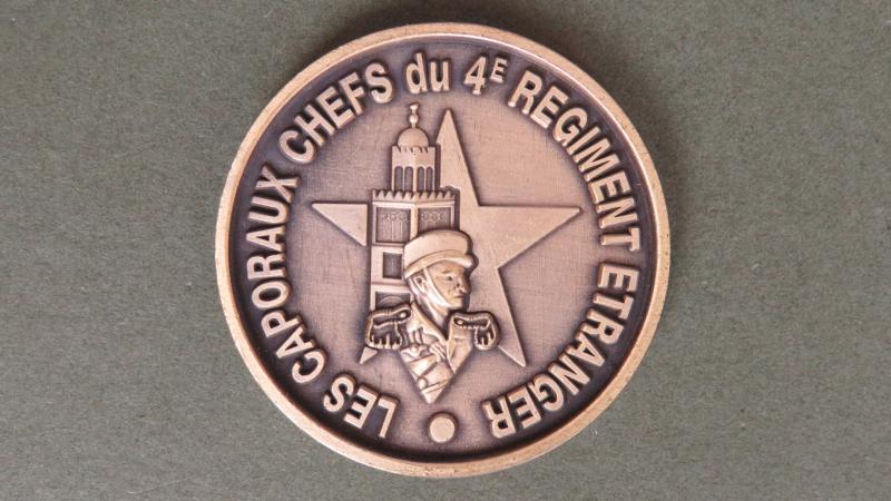 France Foreign Legion 4° Régiment Etranger (Les Caporaux -Chefs) Souvenir Coin