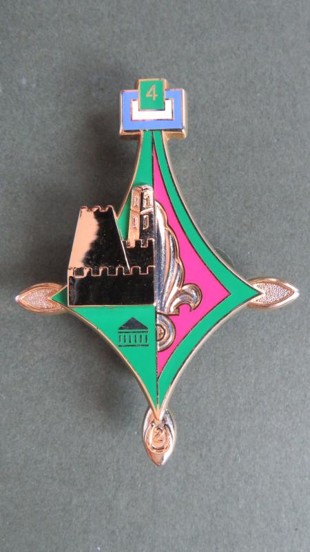 France Foreign Legion 2° Régiment Etranger d’Infanterie, 4° Compagnie Pocket Crest ...