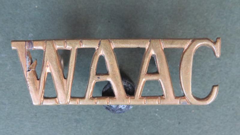 British Army W.A.A.C. (Women's Army Auxiliary Corps) Shoulder Title