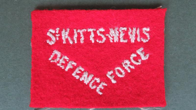 British Commonwealth St Kitts-Nevis Defence Force Shoulder Title