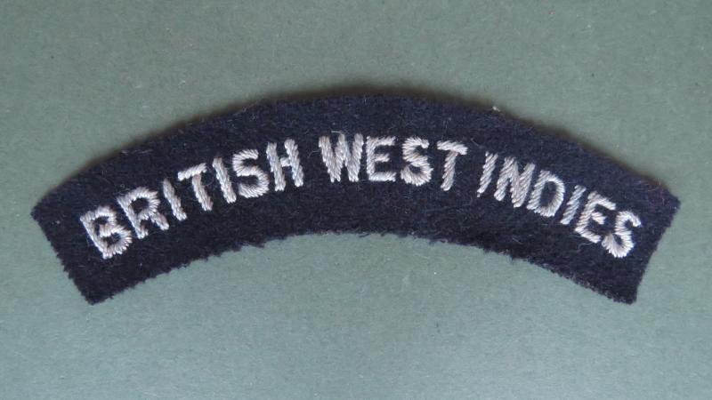 British Commonwealth WW2 British West Indies Shoulder Title