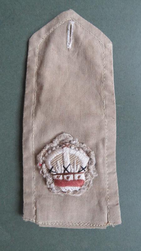British Army WW2 Period Major's Tropical Shirt Shoulder Strap