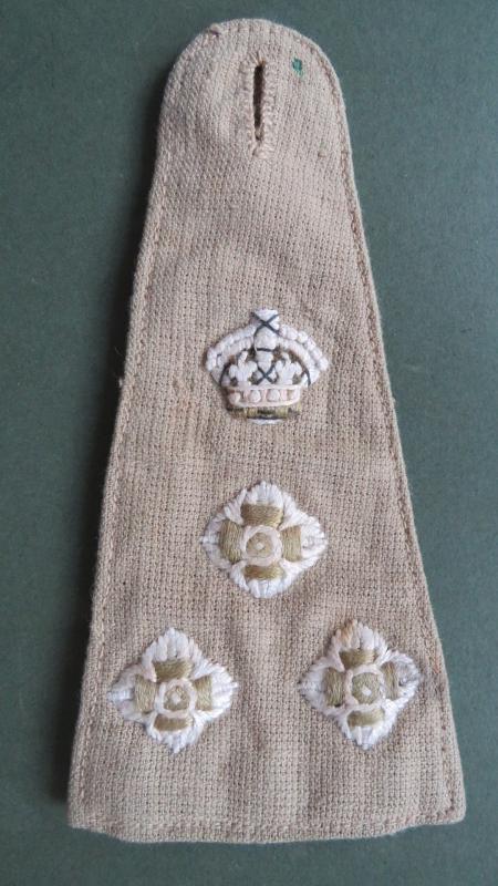 British Army WW2 Period Brigadier's Tropical Shirt Shoulder Strap
