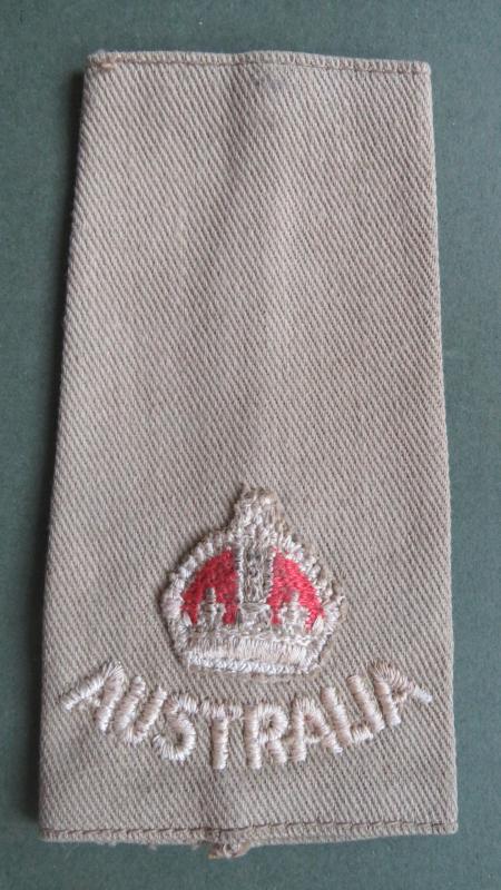 Australia WW2 Period Major's Tropical Shirt Rank Slide