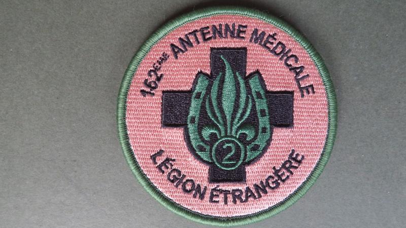 France Foreign Legion 162nd Medical Antenna (162ème Antenne Médicale) 2° Régiment Etranger d’Infanterie Shoulder Patch