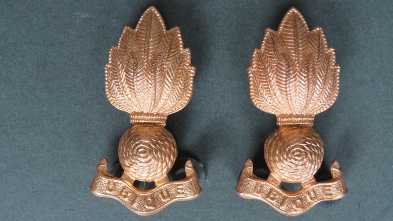British Army Royal Engineers Officers Collar Badges