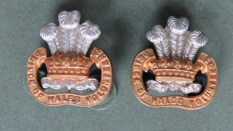 British Army 1938- 1951 The South Lancashire Regiment (The Price of Wales's Volunteers) Collar Badges