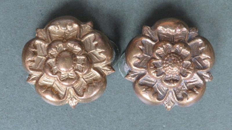 British Army 1897-1958 The East Lancashire Regiment Collar Badges