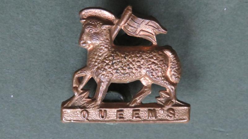 British Army Pre 1900 The Queen's Royal Regiment (West Surrey) Collar Badge