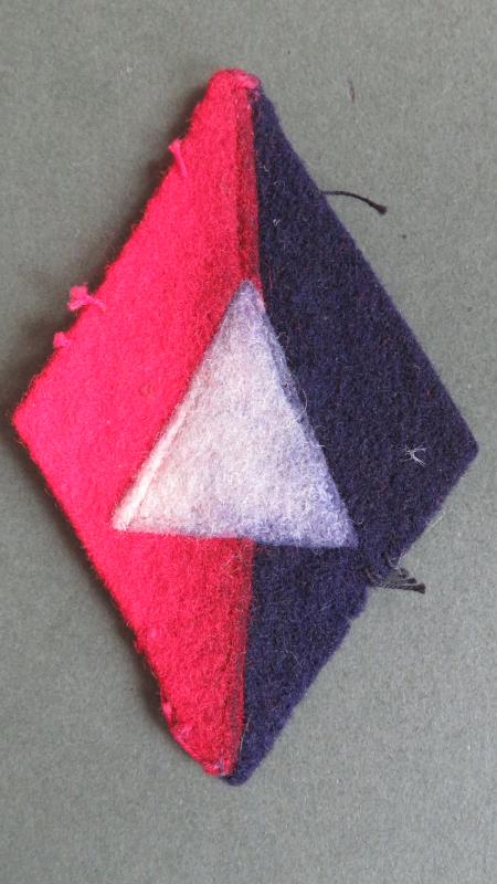 British Army 1st Infantry Division on Royal Artillery Backing Formation Sign