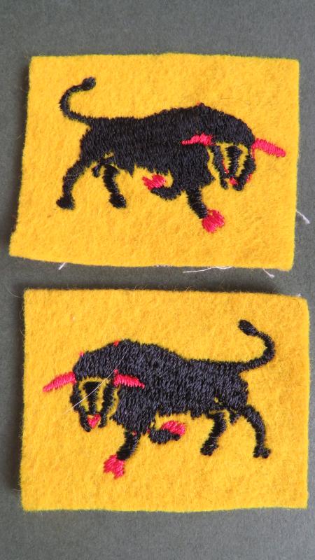 British Army WW2 / 1950's 11th Armoured Division Formation Signs