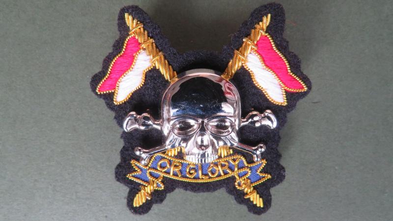 British Army The Royal Lancers (Queen Elizabeth's Own) Officers Beret Badge