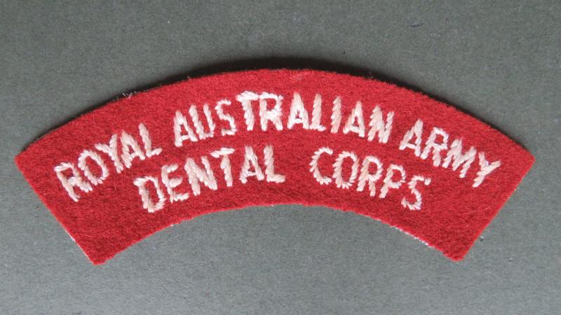 Australia Army Post 1962-1980's Royal Australian Army Dental Corps Shoulder Title