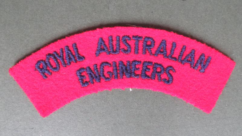 Australia Army Post 1962-1980's Royal Australian Engineers Shoulder Title