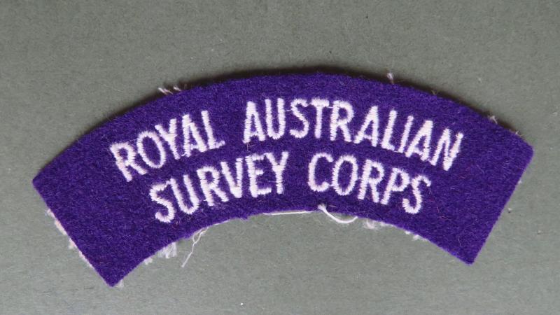 Australia Army Post 1962-1980's Royal Australian Survey Corps Shoulder Title