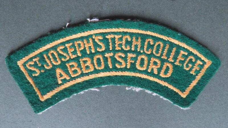 Australia Army Pre 1962 St Joseph's Technical College Abbotsford Cadet Unit Shoulder Title