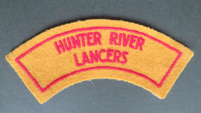Australia Army Pre 1962 Hunter River Lancers Shoulder Title