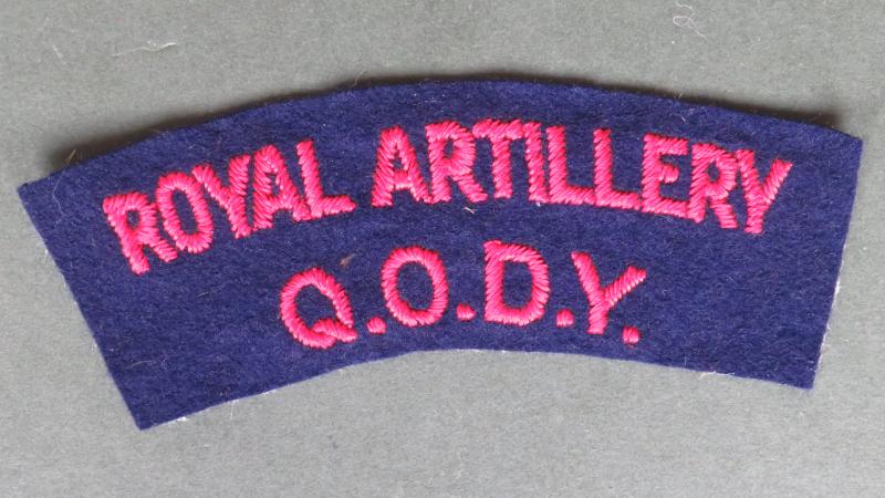 British Army Queen's Own Devonshire Yeomanry Shoulder Title
