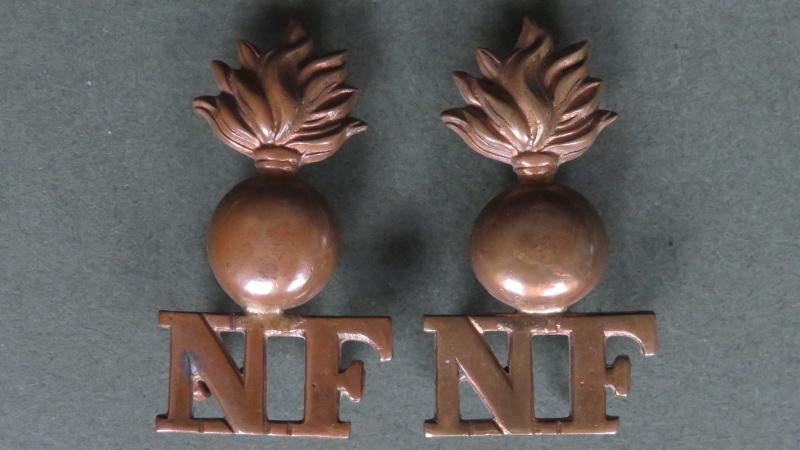 British Army The Northumberland Fusiliers Shoulder Titles