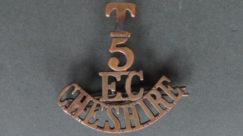 British Army 5th Territorial Battalion, Earl of Cheshire, The Cheshire Regiment Shoulder Title