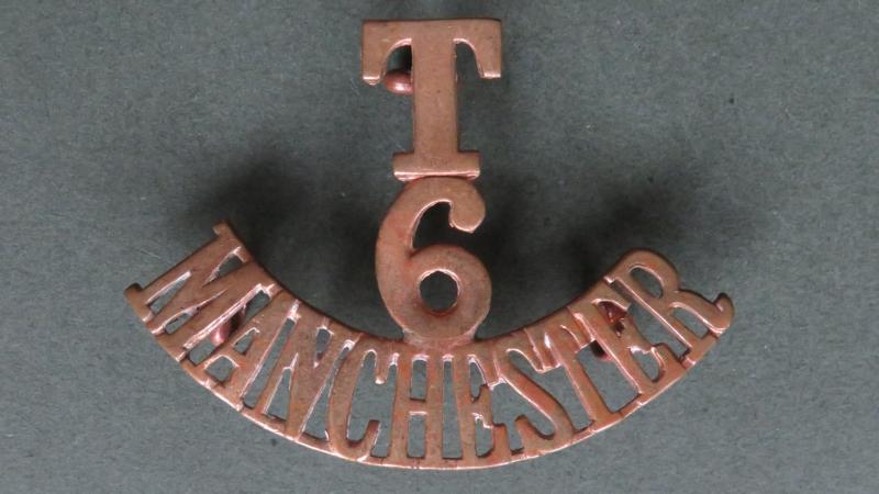 British Army The Manchester Regiment, 6th Battalion, Territorial Shoulder Title