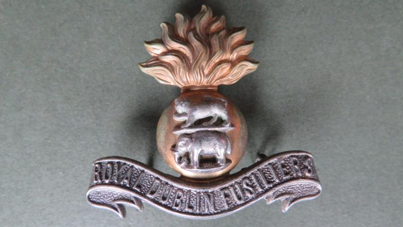 British Army Victorian / Edwardian Period Royal Dublin Fusiliers Cap Badge