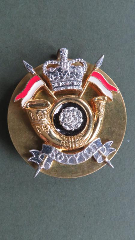 British Army King's Own Yorkshire Yeomanry (Light Infantry) Cap Badge