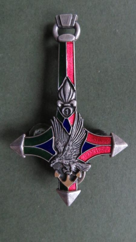 France Foreign Legion 1° Regiment Etrangere de Cavalerie, Operation EPERVIER 1995 1996 Pocket Crest