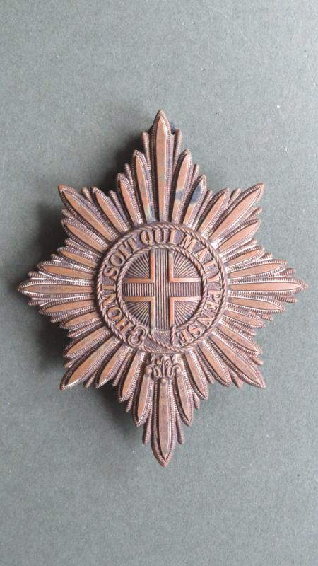 British Army Coldstream Guards Other Ranks Puggaree Badge