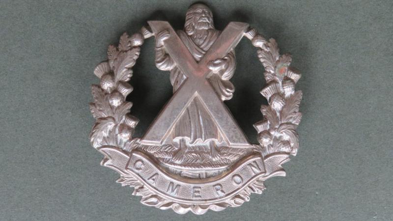 British Army The Queen's Own Cameron Highlanders Glengarry Badge