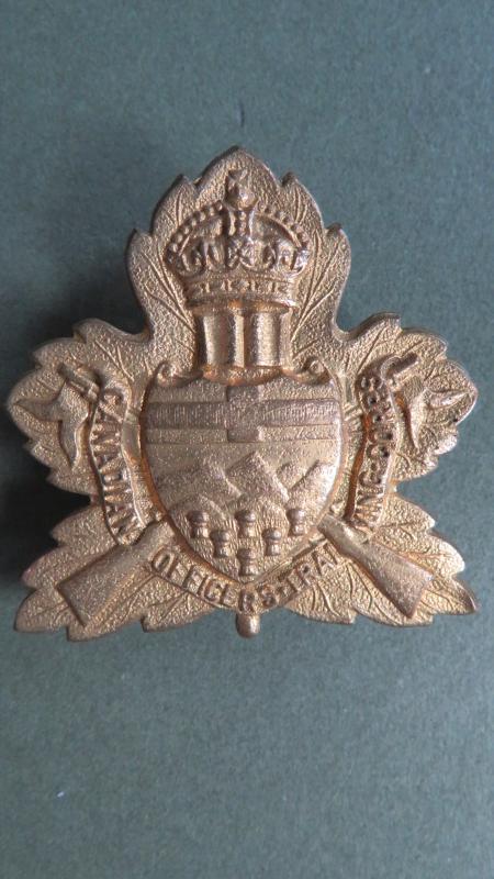 Canada Army University of Alberta Contingent Canadian Officers Training Corps Cap Badge