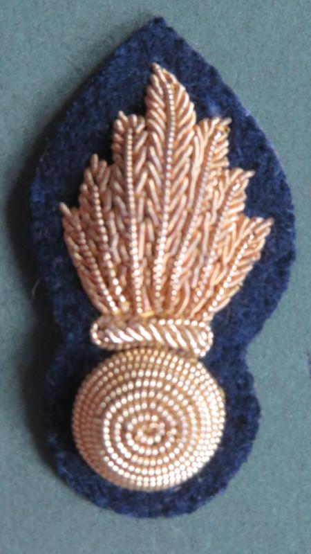 British Army Royal Artillery 7 Flame Officers Side Cap Badge