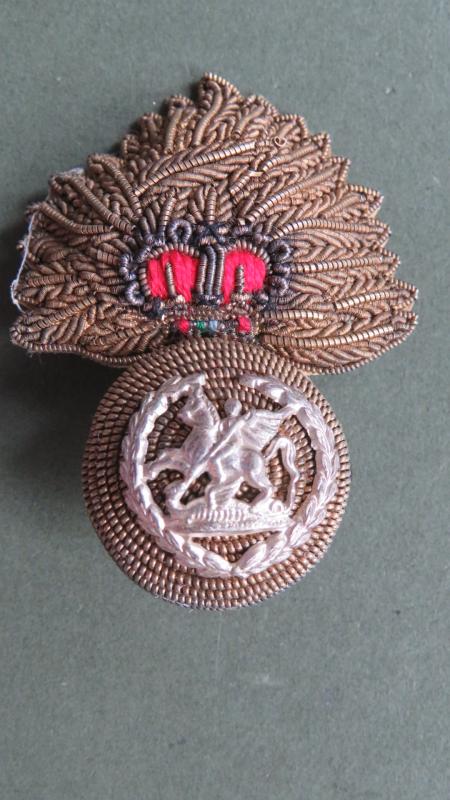 British Army The Fusiliers Brigade & Royal Regiment of Fusiliers Officers Beret Badge