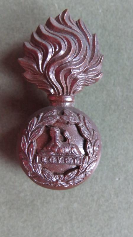British Army The Lancashire Fusiliers Officers Service Dress Collar Badge