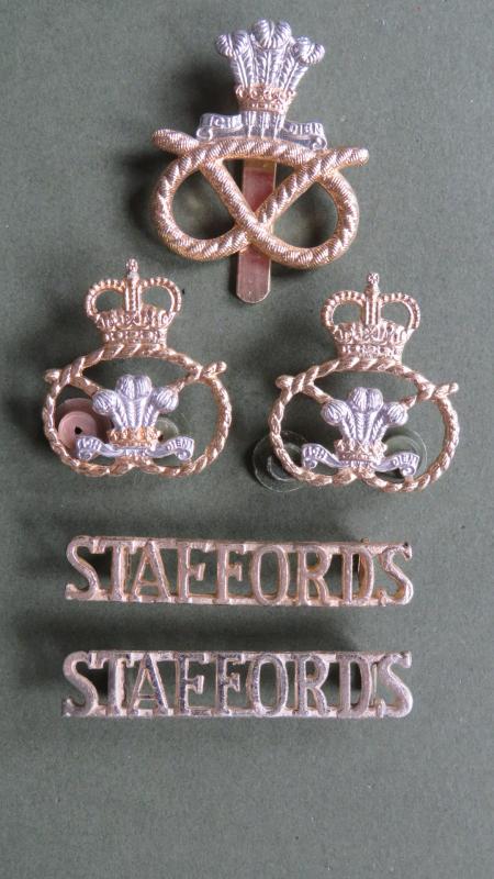British Army The Staffordshire Regiment Badges and Shoulder Titles