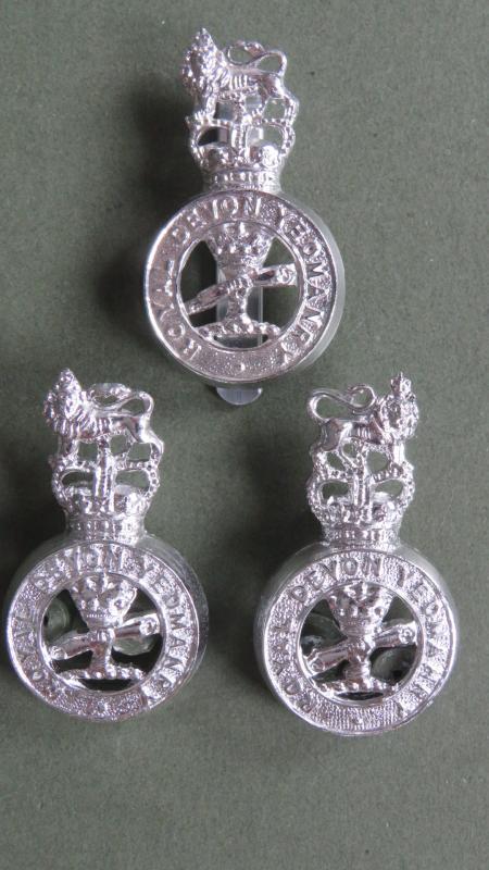 British Army The Royal Devon Yeomanry Cap & Collar Badges Badge
