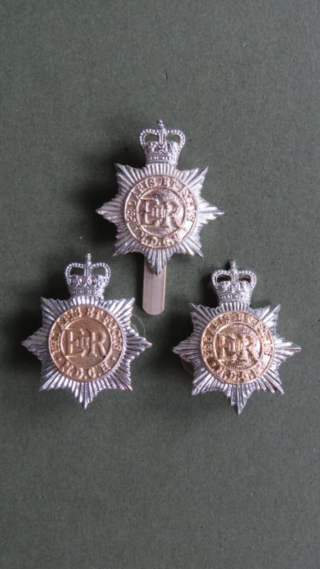 British Army Post 1953 47th (Middlesex Yeomanry) Signal Squadron (V) Cap & Collar Badges