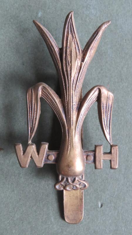 British Army WW1 Period Welsh Horse Cap Badge